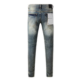 Purple Brand Jeans Pure Cotton High Street Trend #9042